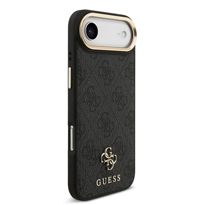 iPhone 17 Air Guess Orjinal Lisanslı 4G ve Yazı Logolu Kılıf + Ekran Koruyucu + Lens Koruyucu 3in1 Aksesuar Seti