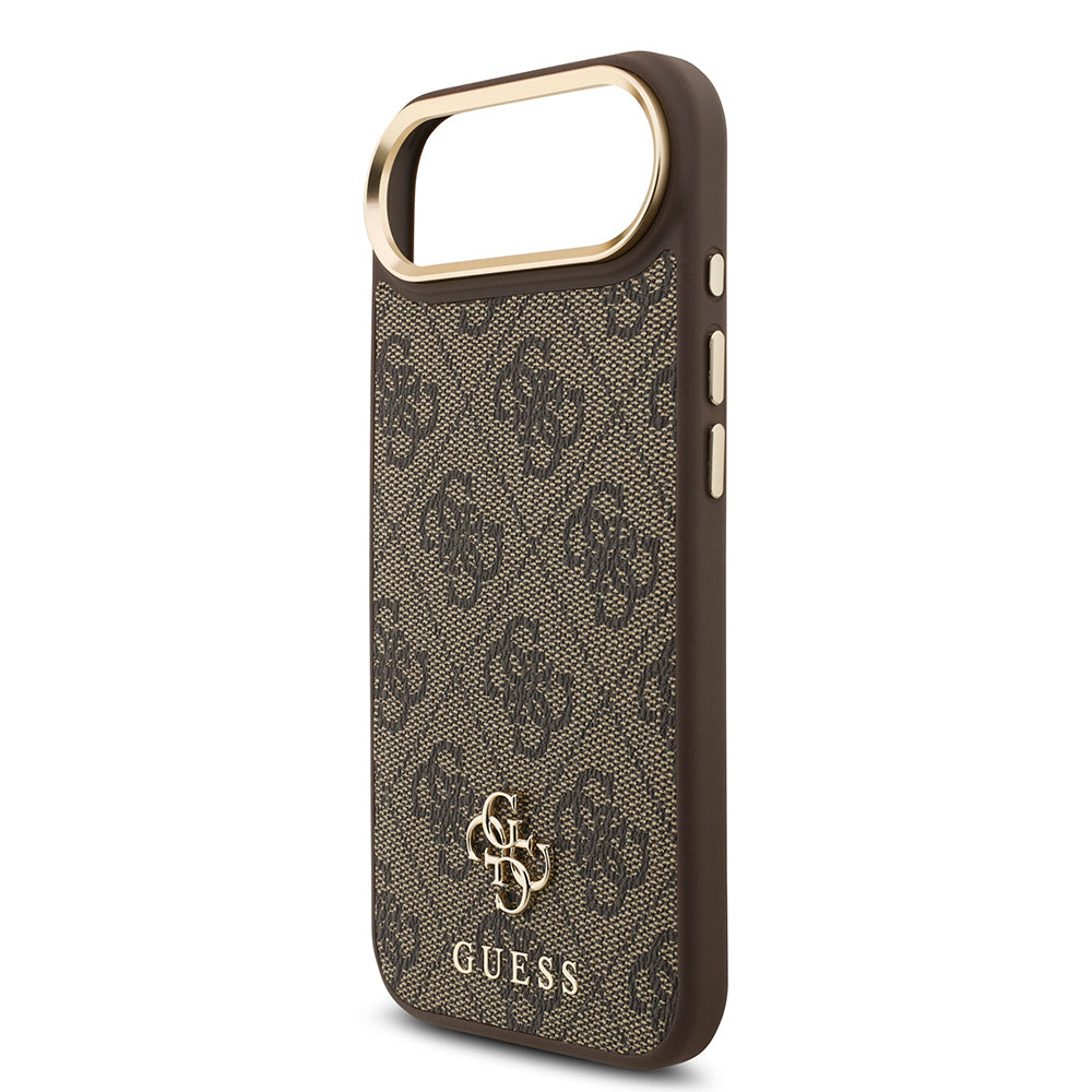 iPhone 17 Air Guess Orjinal Lisanslı 4G ve Yazı Logolu Kılıf + Ekran Koruyucu + Lens Koruyucu 3in1 Aksesuar Seti