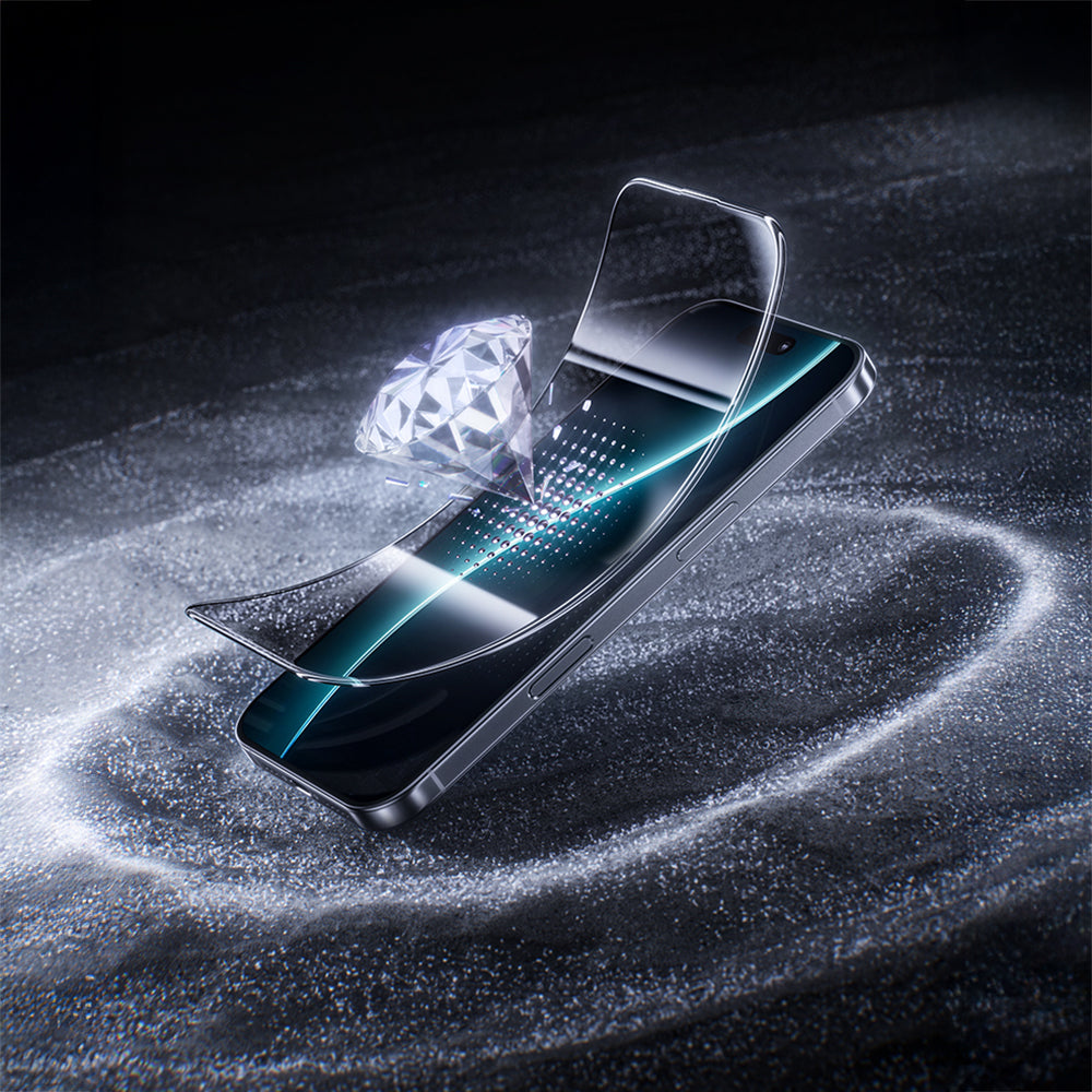 Apple iPhone 17 Air Hidrofobik Ve Oleofobik Özellikli Benks 0.3mm Privacy Air Shield Ekran Koruyucu 10'lu Paket Siyah