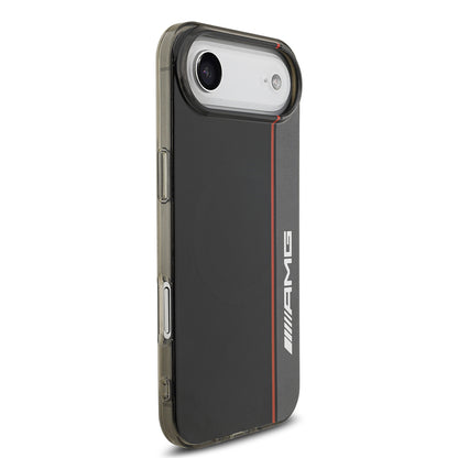 iPhone 17 Air Kılıf AMG Orjinal Lisanslı M-safe Şarj Özellikli IML Baskı Logolu Çift Katmanlı Bow Lines Kılıf