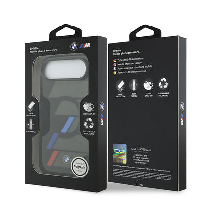 iPhone 17 Air Kılıf BMW Orjinal Lisanslı M-safe Şarj Özellikli IML Baskılı Üç Renkli M Dizayn Kılıf