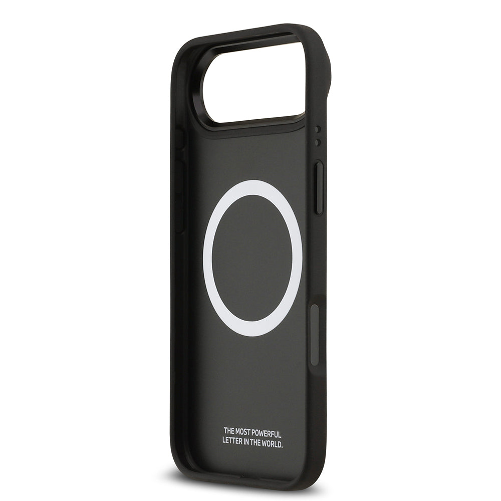 iPhone 17 Air Kılıf BMW Orjinal Lisanslı M-safe Şarj Özellikli Karbon Fiber Metal Logolu Kevlar Kılıf