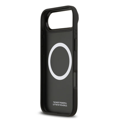 iPhone 17 Air Kılıf BMW Orjinal Lisanslı M-safe Şarj Özellikli Karbon Fiber Metal Logolu Kevlar Kılıf