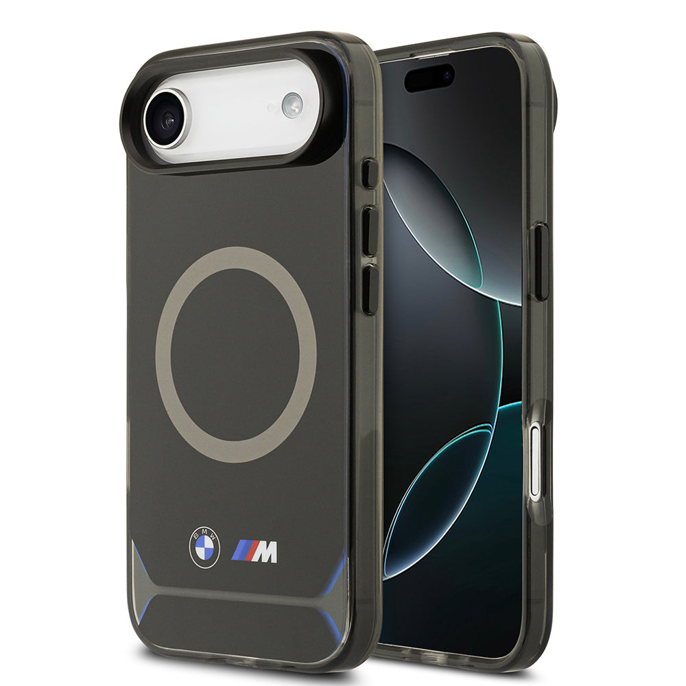 iPhone 17 Air Kılıf BMW Orjinal Lisanslı M-safe Şarj Özellikli Metal Buton Tasarımlı IML Baskılı M Dizayn Kılıf