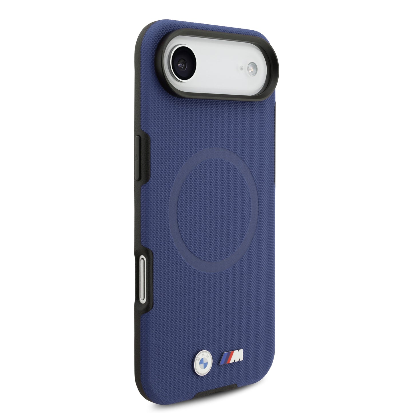 iPhone 17 Air Kılıf BMW Orjinal Lisanslı M-safe Şarj Özellikli Metal Logolu Delikli M Dizayn Deri Kılıf