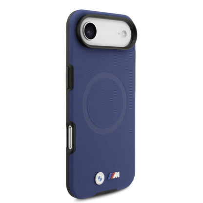 iPhone 17 Air Kılıf BMW Orjinal Lisanslı M-safe Şarj Özellikli Metal Logolu Delikli M Dizayn Deri Kılıf