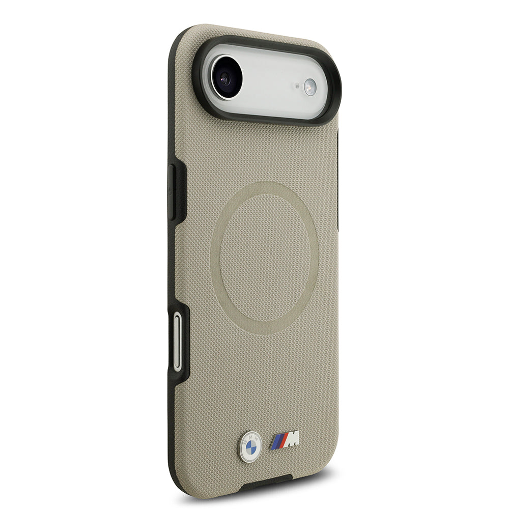 iPhone 17 Air Kılıf BMW Orjinal Lisanslı M-safe Şarj Özellikli Metal Logolu Delikli M Dizayn Deri Kılıf