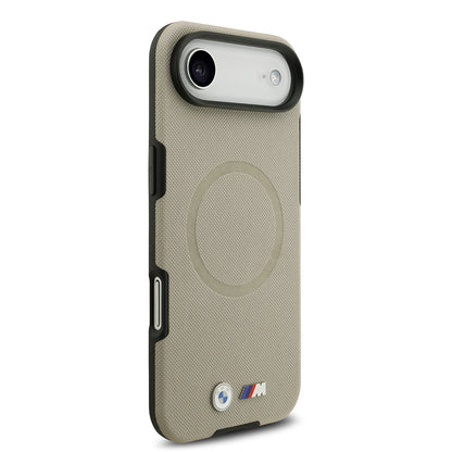 iPhone 17 Air Kılıf BMW Orjinal Lisanslı M-safe Şarj Özellikli Metal Logolu Delikli M Dizayn Deri Kılıf