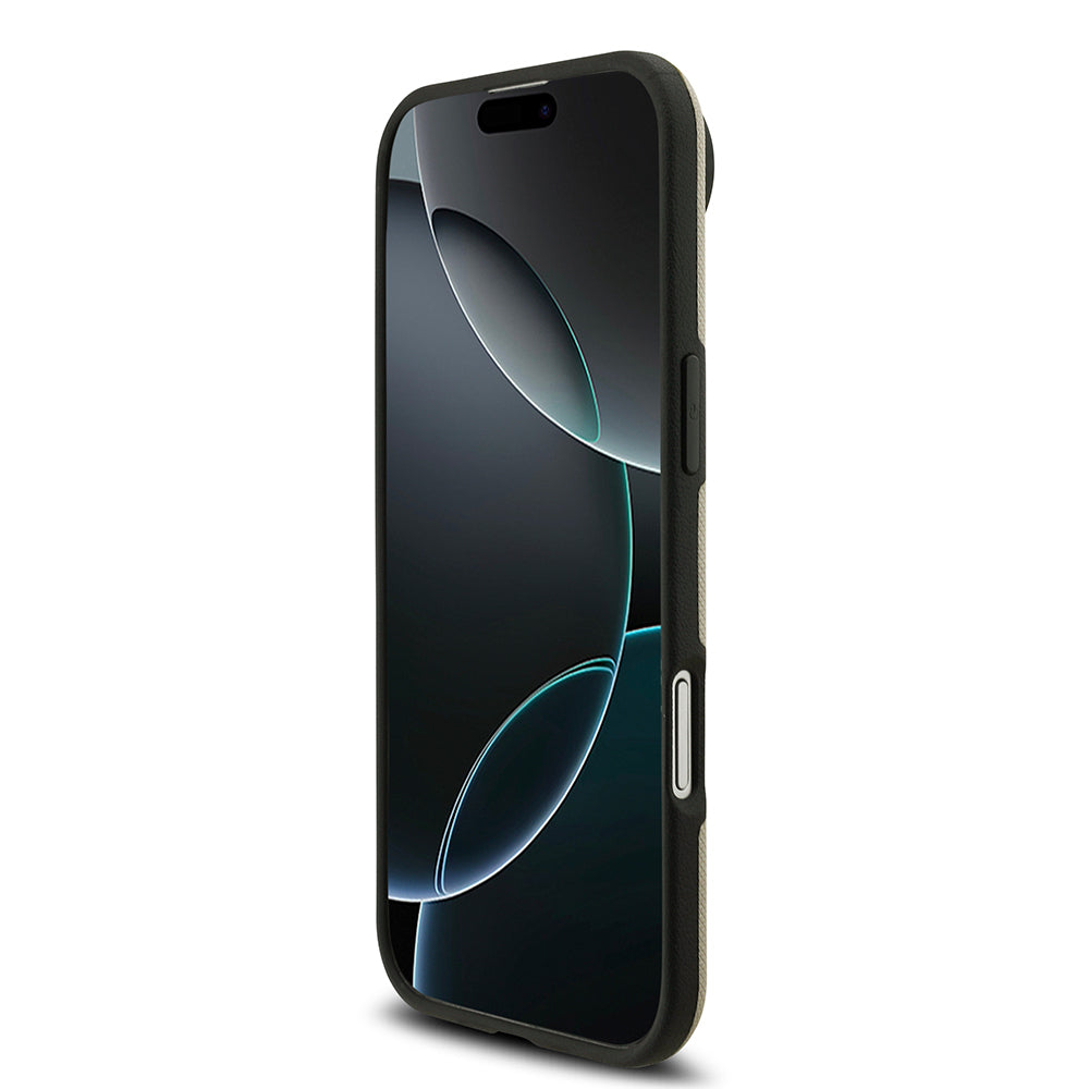 iPhone 17 Air Kılıf BMW Orjinal Lisanslı M-safe Şarj Özellikli Metal Logolu Delikli M Dizayn Deri Kılıf