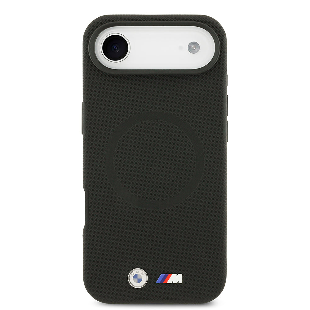 iPhone 17 Air Kılıf BMW Orjinal Lisanslı M-safe Şarj Özellikli Metal Logolu Delikli M Dizayn Deri Kılıf