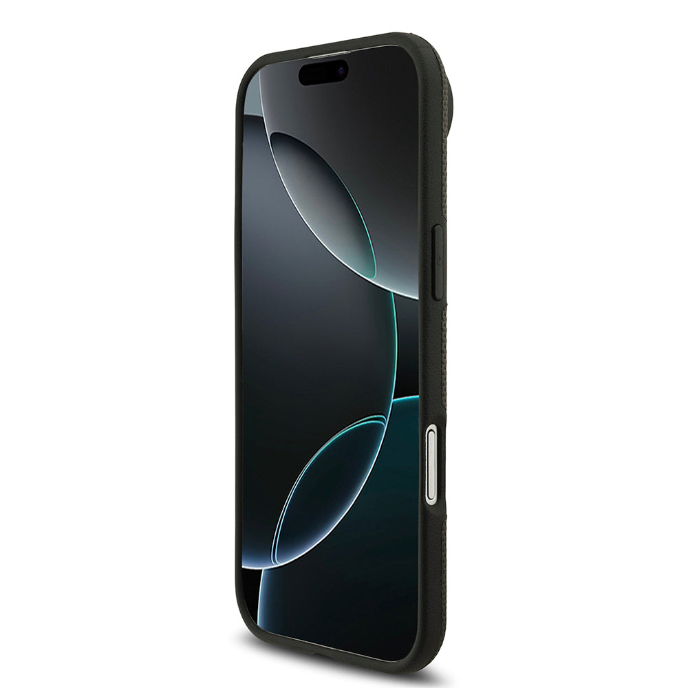 iPhone 17 Air Kılıf BMW Orjinal Lisanslı M-safe Şarj Özellikli Metal Logolu Delikli M Dizayn Deri Kılıf