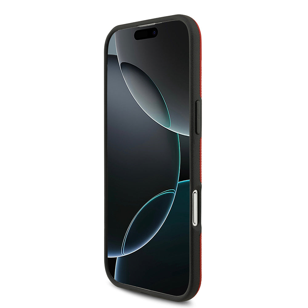 iPhone 17 Air Kılıf BMW Orjinal Lisanslı M-safe Şarj Özellikli Metal Logolu Delikli M Dizayn Deri Kılıf