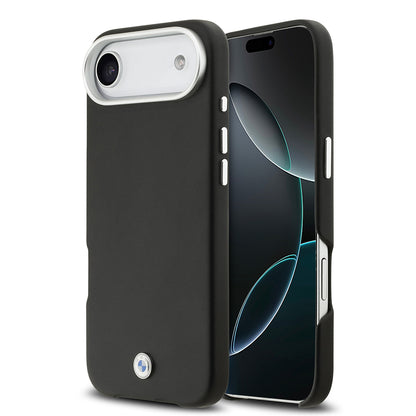 Apple iPhone 17 Air Kılıf BMW Orjinal Lisanslı M-safe Şarj Özellikli Metal Logolu Tam Kaplama Deri Kapak