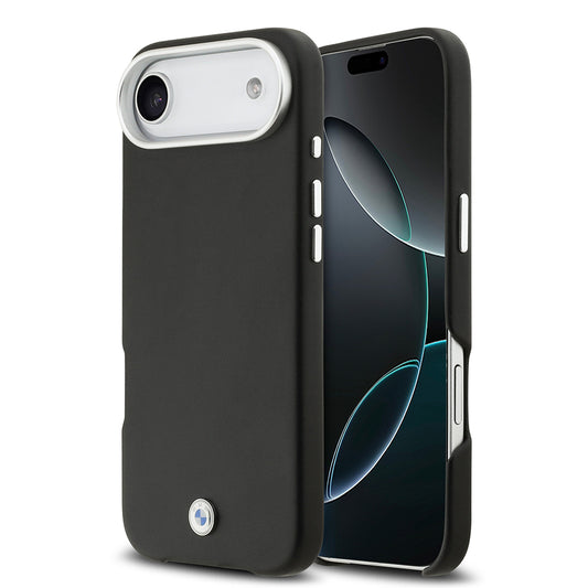 Apple iPhone 17 Air Kılıf BMW Orjinal Lisanslı M-safe Şarj Özellikli Metal Logolu Tam Kaplama Deri Kapak