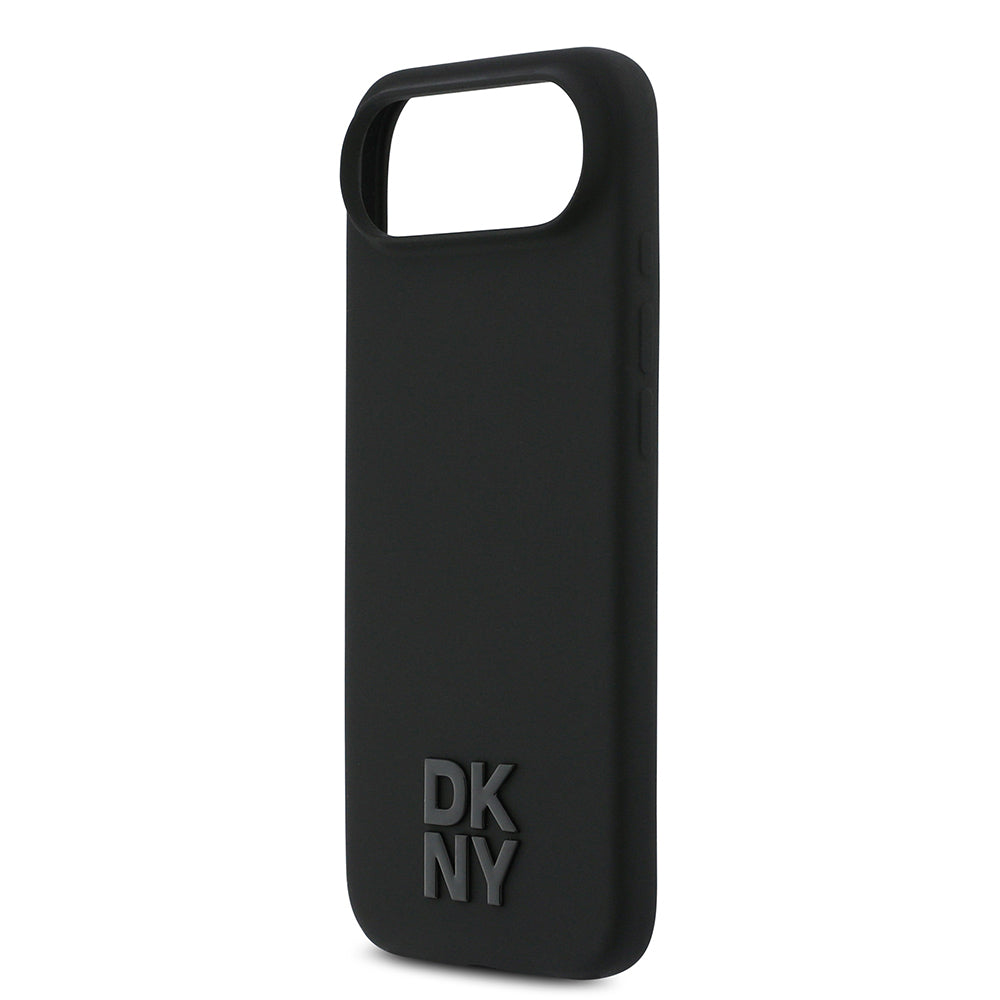 Apple iPhone 17 Air Kılıf DKNY Orjinal Lisanslı M-safe Şarj Özellikli Metal Logolu Silikon Kapak