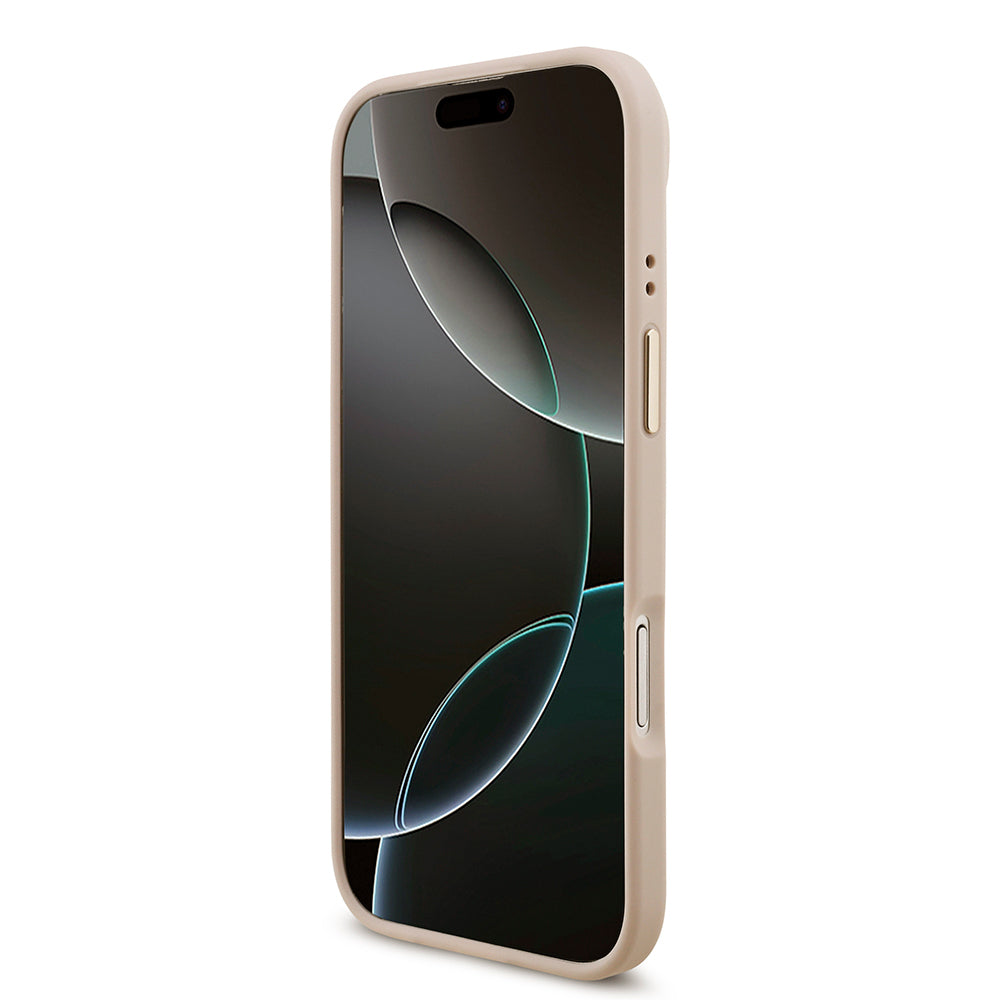 iPhone 17 Air Kılıf Guess Orjinal Lisanslı 4G Büyük Metal Logolu Kalın Askılı Kılıf