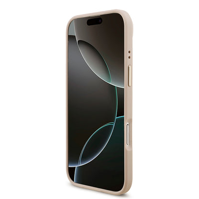 Apple iPhone 17 Air Kılıf Guess Orjinal Lisanslı 4G Büyük Metal Logolu Kalın Askılı Kapak Kahverengi