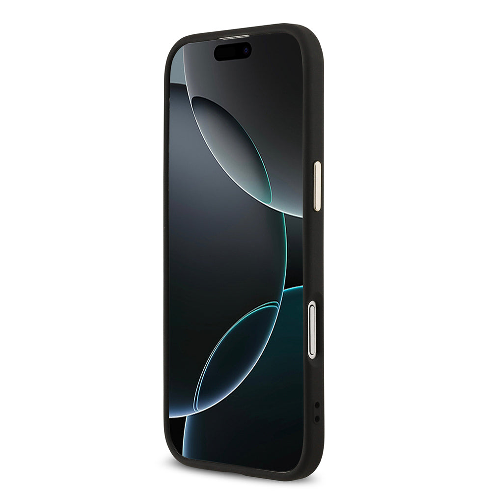 iPhone 17 Air Kılıf Guess Orjinal Lisanslı Gold Metal Kamera Çerçeveli 4G Desenli Metal Büyük 4G ve Yazı Logolu Kılıf