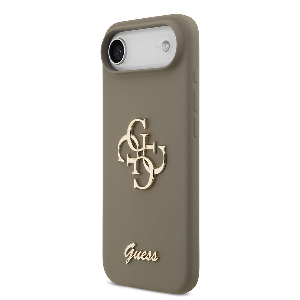 iPhone 17 Air Kılıf Guess Orjinal Lisanslı Grained Yazı Logolu Kılıf