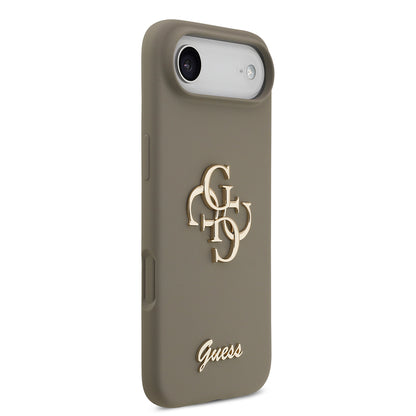 iPhone 17 Air Kılıf Guess Orjinal Lisanslı Grained Yazı Logolu Kılıf