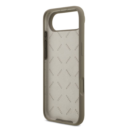 iPhone 17 Air Kılıf Guess Orjinal Lisanslı Grained Yazı Logolu Kılıf