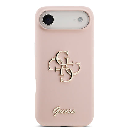 iPhone 17 Air Kılıf Guess Orjinal Lisanslı Grained Yazı Logolu Kılıf