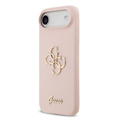 iPhone 17 Air Kılıf Guess Orjinal Lisanslı Grained Yazı Logolu Kılıf