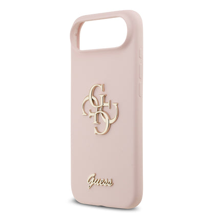 iPhone 17 Air Kılıf Guess Orjinal Lisanslı Grained Yazı Logolu Kılıf