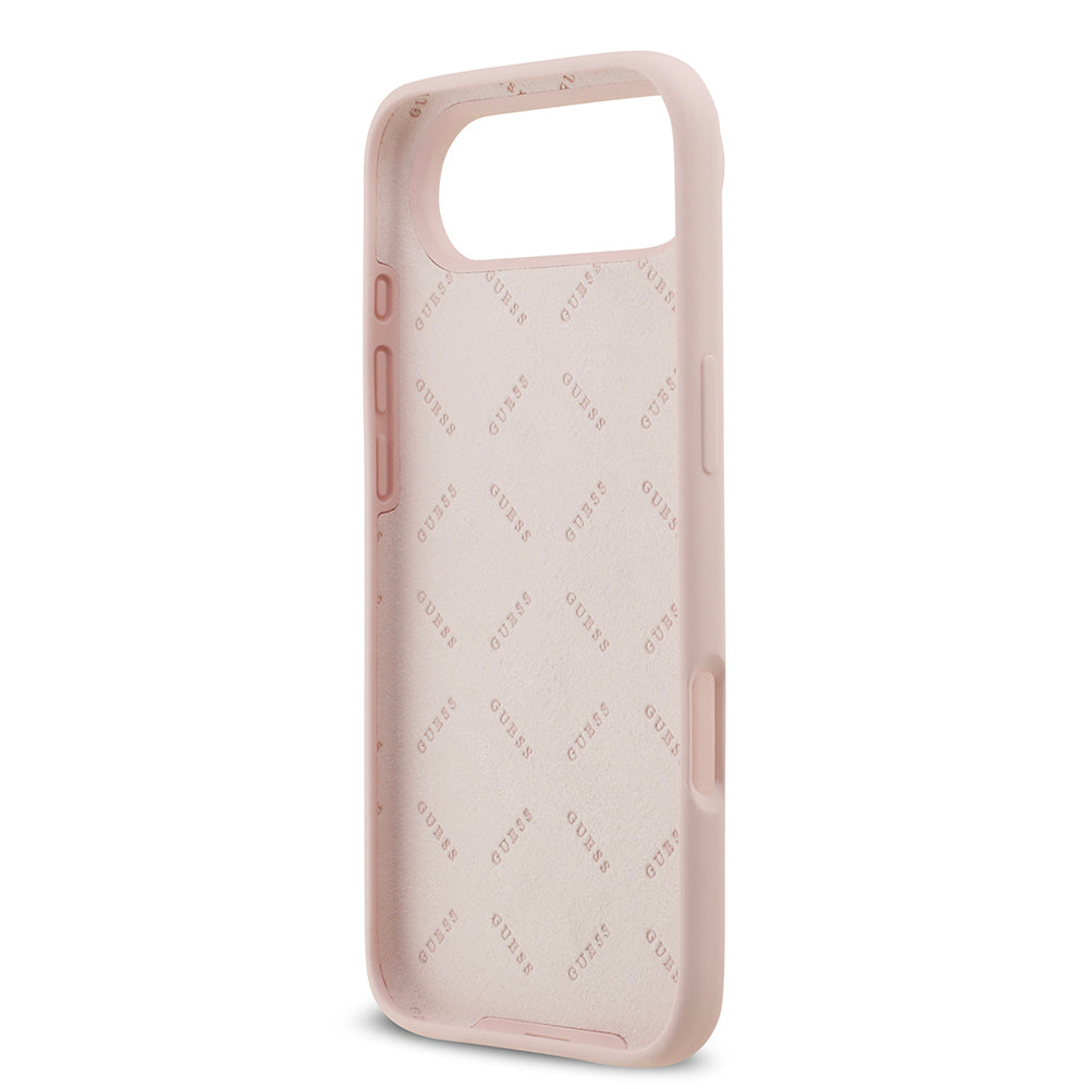 iPhone 17 Air Kılıf Guess Orjinal Lisanslı Grained Yazı Logolu Kılıf