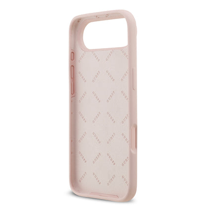 iPhone 17 Air Kılıf Guess Orjinal Lisanslı Grained Yazı Logolu Kılıf