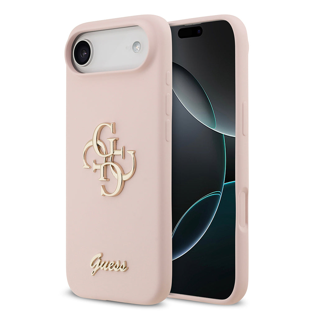 iPhone 17 Air Kılıf Guess Orjinal Lisanslı Grained Yazı Logolu Kılıf