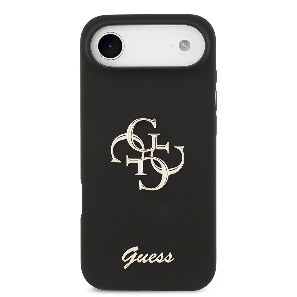iPhone 17 Air Kılıf Guess Orjinal Lisanslı Grained Yazı Logolu Kılıf