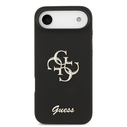 iPhone 17 Air Kılıf Guess Orjinal Lisanslı Grained Yazı Logolu Kılıf