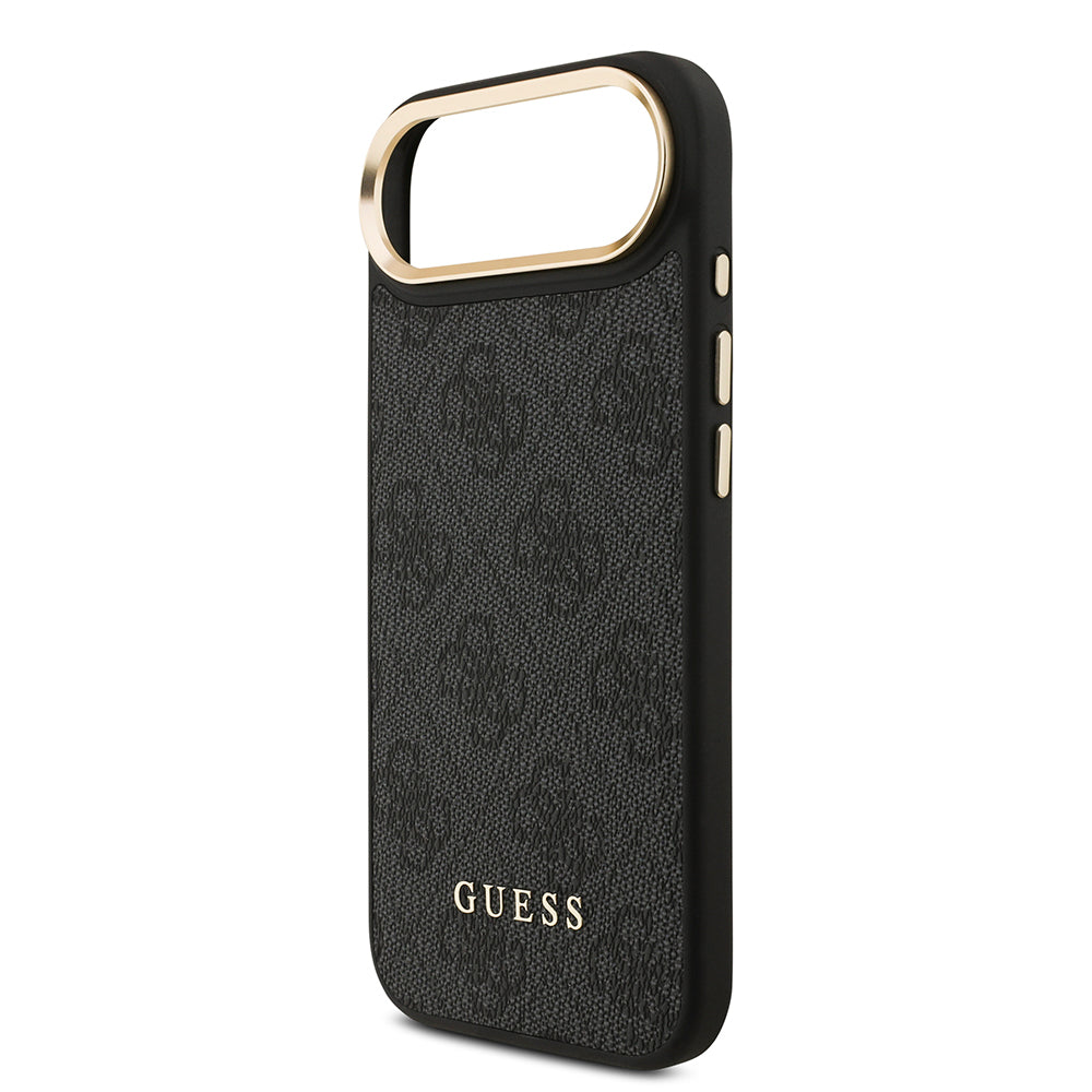 iPhone 17 Air Kılıf Guess Orjinal Lisanslı M-safe Şarj Özellikli 4G Metal Büyük Logolu Kartlıklı Kılıf