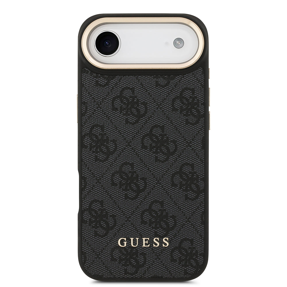 iPhone 17 Air Kılıf Guess Orjinal Lisanslı M-safe Şarj Özellikli Askılı ve 4G Logo Kartlıklı Kılıf