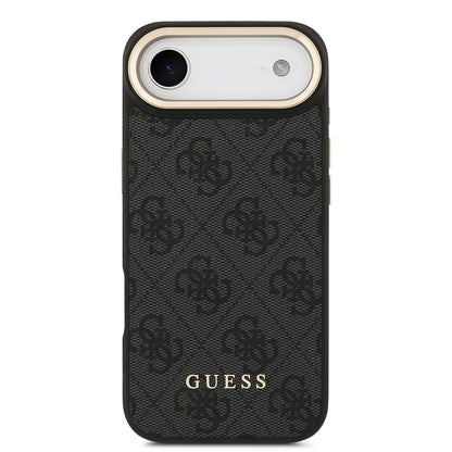 iPhone 17 Air Kılıf Guess Orjinal Lisanslı M-safe Şarj Özellikli Askılı ve 4G Logo Kartlıklı Kılıf