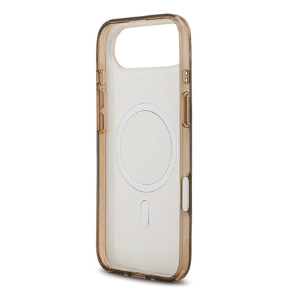 iPhone 17 Air Kılıf Guess Orjinal Lisanslı M-safe Şarj Özellikli IML Baskılı Klasik Logolu 4G Desenli Kılıf