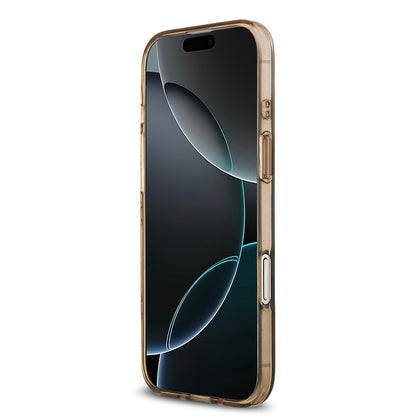 iPhone 17 Air Kılıf Guess Orjinal Lisanslı M-safe Şarj Özellikli IML Peony ve 4G Desenli Klasik Logolu Kılıf