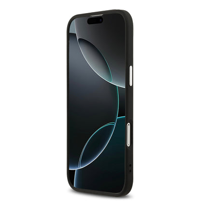 iPhone 17 Air Kılıf Guess Orjinal Lisanslı M-safe Şarj Özellikli Klasik Yazı Logolu PU Deri Kılıf