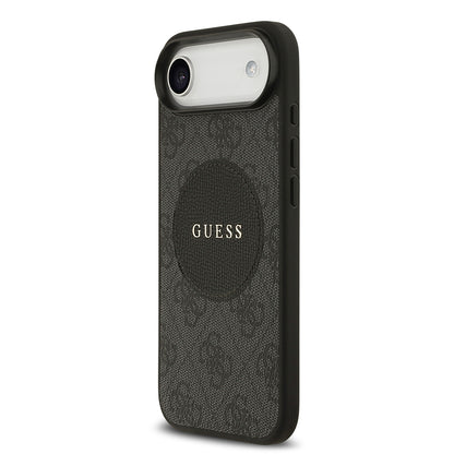 iPhone 17 Air Kılıf Guess Orjinal Lisanslı M-safe Şarj Özellikli Yazı Logolu Circle Classic Kılıf