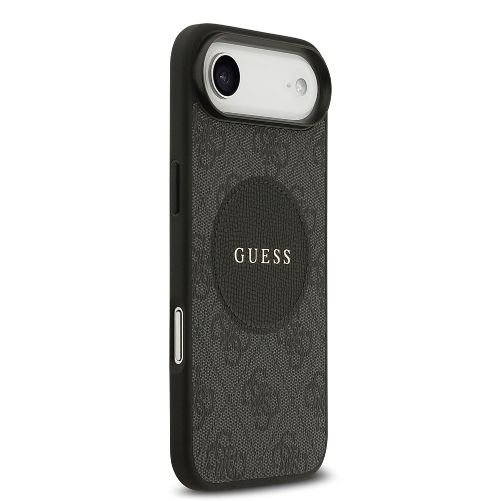 iPhone 17 Air Kılıf Guess Orjinal Lisanslı M-safe Şarj Özellikli Yazı Logolu Circle Classic Kılıf