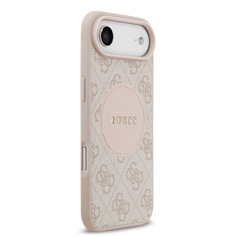 iPhone 17 Air Kılıf Guess Orjinal Lisanslı M-safe Şarj Özellikli Yazı Logolu Circle Classic Kılıf