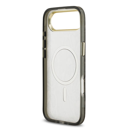 iPhone 17 Air Kılıf Guess Orjinal Lisanslı M-safe Şarj Özellikli Yazı Logolu Python Desenli Kılıf