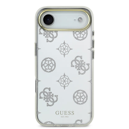 iPhone 17 Air Kılıf Guess Orjinal Lisanslı Metal Kamera Çerçeveli Simli Aynalı Kılıf
