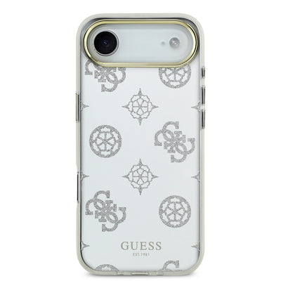 Apple iPhone 17 Air Kılıf Guess Orjinal Lisanslı Metal Kamera Çerçeveli Simli Aynalı Kapak Gold