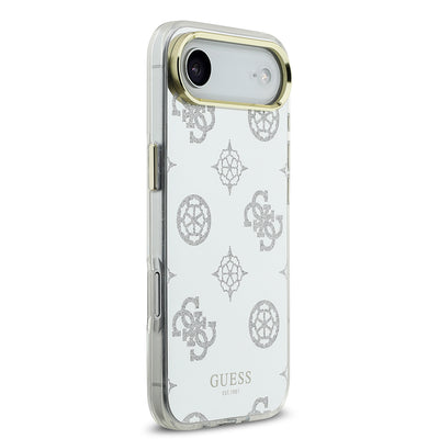 Apple iPhone 17 Air Kılıf Guess Orjinal Lisanslı Metal Kamera Çerçeveli Simli Aynalı Kapak Gold