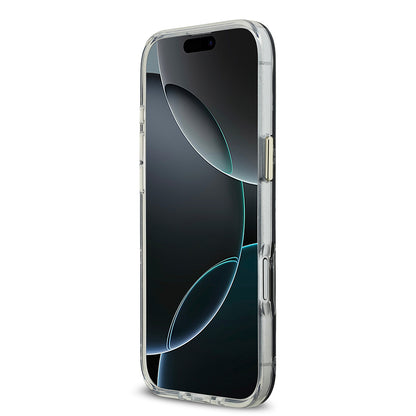 iPhone 17 Air Kılıf Guess Orjinal Lisanslı Metal Kamera Çerçeveli Simli Aynalı Kılıf