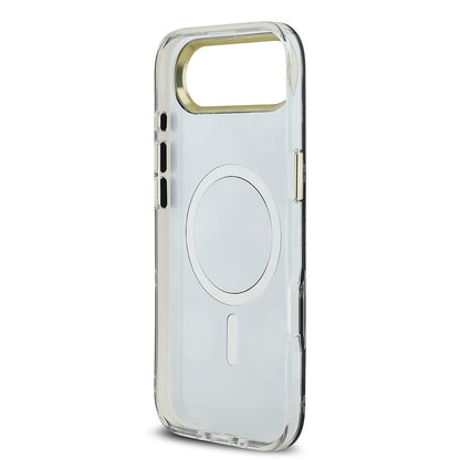 iPhone 17 Air Kılıf Guess Orjinal Lisanslı Metal Kamera Çerçeveli Simli Aynalı Kılıf