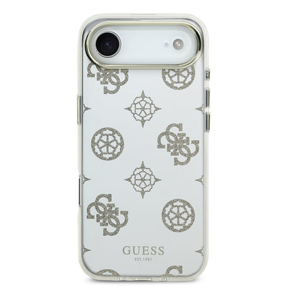 iPhone 17 Air Kılıf Guess Orjinal Lisanslı Metal Kamera Çerçeveli Simli Aynalı Kılıf