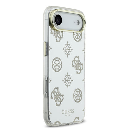 iPhone 17 Air Kılıf Guess Orjinal Lisanslı Metal Kamera Çerçeveli Simli Aynalı Kılıf